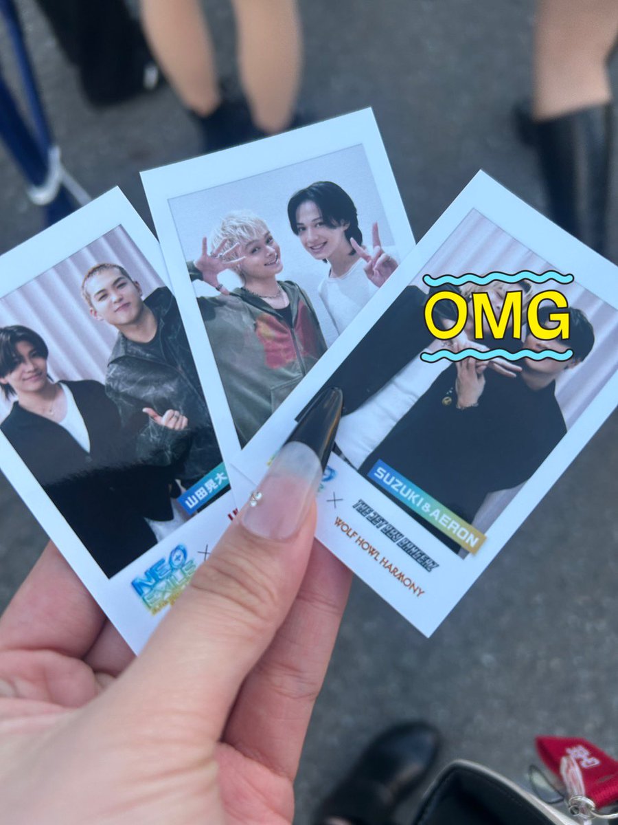 __kutawan_'s tweet photo. NEOEXILE  デジタル抽選会　フォトカ

【譲】　難波碧空＆岡尾琥珀
　　    山田晃大&amp;佐藤陽

【求】　田中彰&amp;山本光汰&amp;GHEE
　　　
本日交換可能な方お気軽にお声掛けください🙇‍♀️
#WHH #WOLFHOWLHARMONY
#キドフェノ　#TJBB #NEOEXILE
#LILLEAGUE https://t.co/zw7OmTv99H