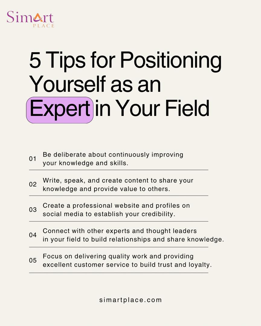simartplace's tweet image. Ready to stop blending in and start shining? We've boiled down the complex journey of expertise into five actionable steps. Which tip are you focusing on this week? Let us know below! 👇 #ExpertStatus