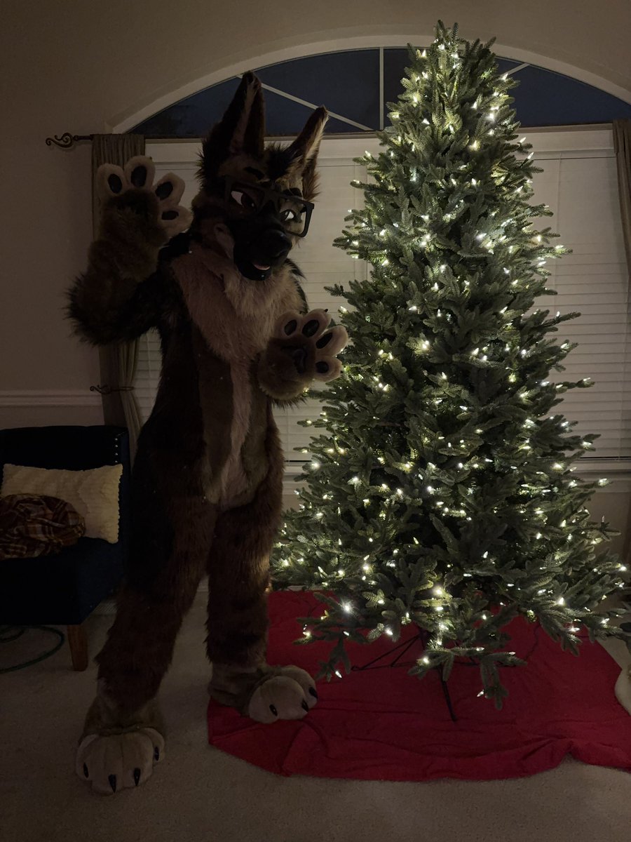 Lycanshep's tweet photo. merry chrimis 🐾 https://t.co/w8y57GnHM4