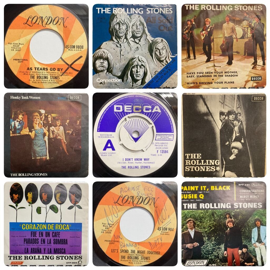 ROLLING STONES DU ディスクユニオン特典ボックス ROLLING STONES 7inch、まとめてドーンと♪ #du入荷