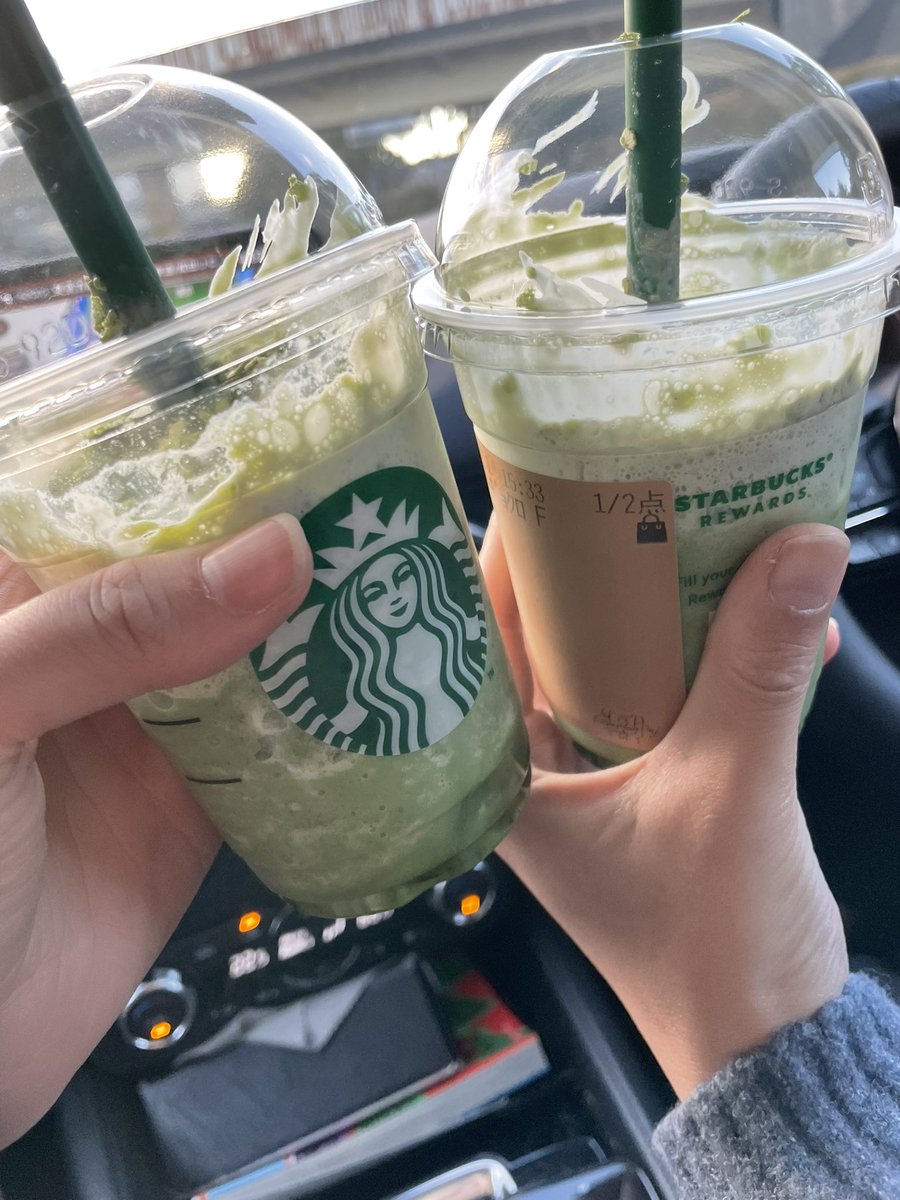 leafhappaaa's tweet image. 帰ってきましたー！
早速新作をいただきます🍵