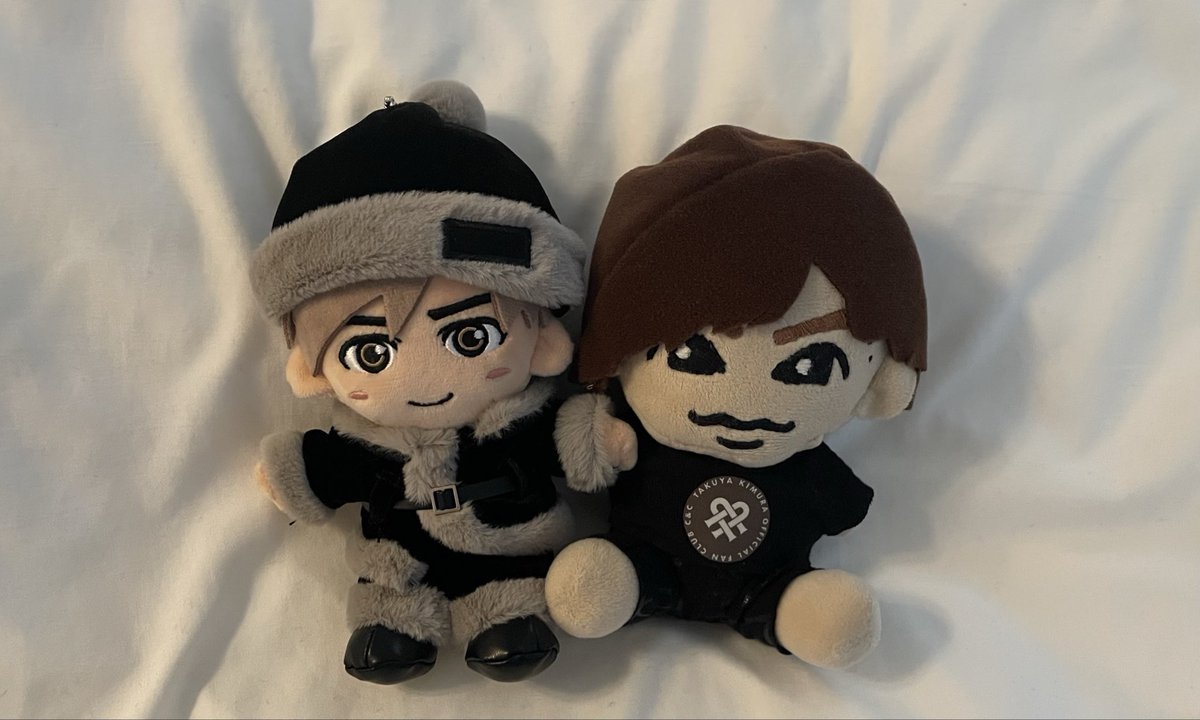 ブラックサンタ届いた♥️ 自作のキムタクぬいにお友達が出来て嬉しい