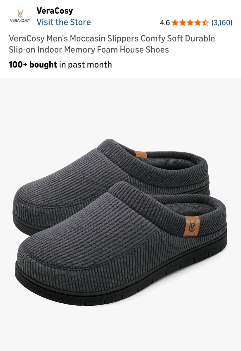 jordan_mais's tweet image. amzn.to/4qoPGkH

Keep your feet cozy all year long with these ultra-comfy moccasin slippers! 🥿 Durable, memory foam, and slip-on convenience - perfect for lounging or quick errands. Don't wait, grab yours today!

#ComfortFirst #CozyLiving #HouseStyle