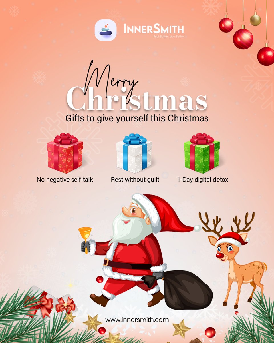 innersmithapp's tweet image. Merry Christmas! 

We hope you skip the pressure and gift yourself what actually lasts. 🎄

#christmastime🎄#innersmith #peace #giftofpeace #merrychristmas🎄