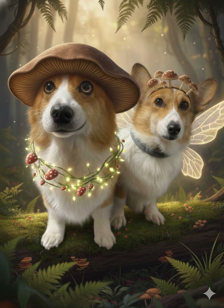 妖精ってお願いしたからね🤣 #コーギー #corgi