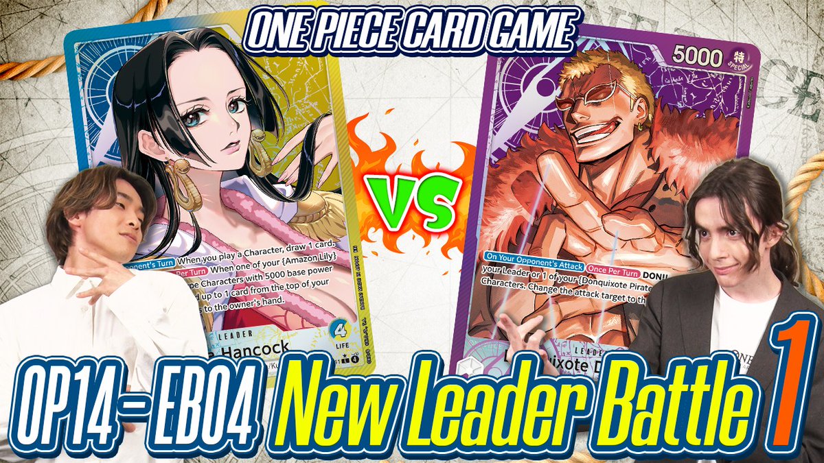 Video Posted! OP14-EB04 New Leader Battle 1] Check out this latest video  that was just posted on ONE PIECE Official - ENG YouTube channel, ONE  PIECE CARD GAME OP14-EB04 New Leader Battle