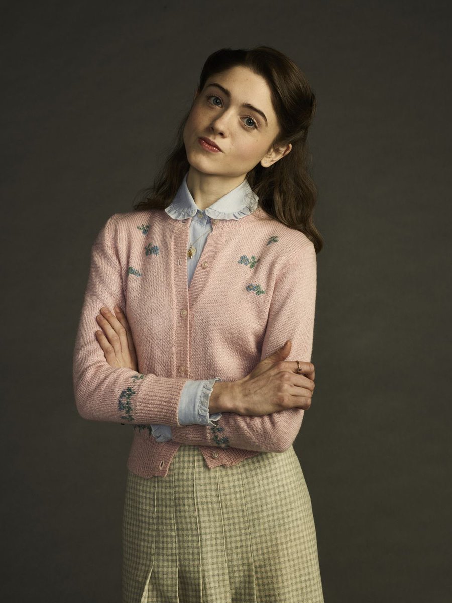 kittijmn's tweet image. jonathan took THIS pink sweater to goodwill? i’m sorry he didn’t see the vision but she has that shit on