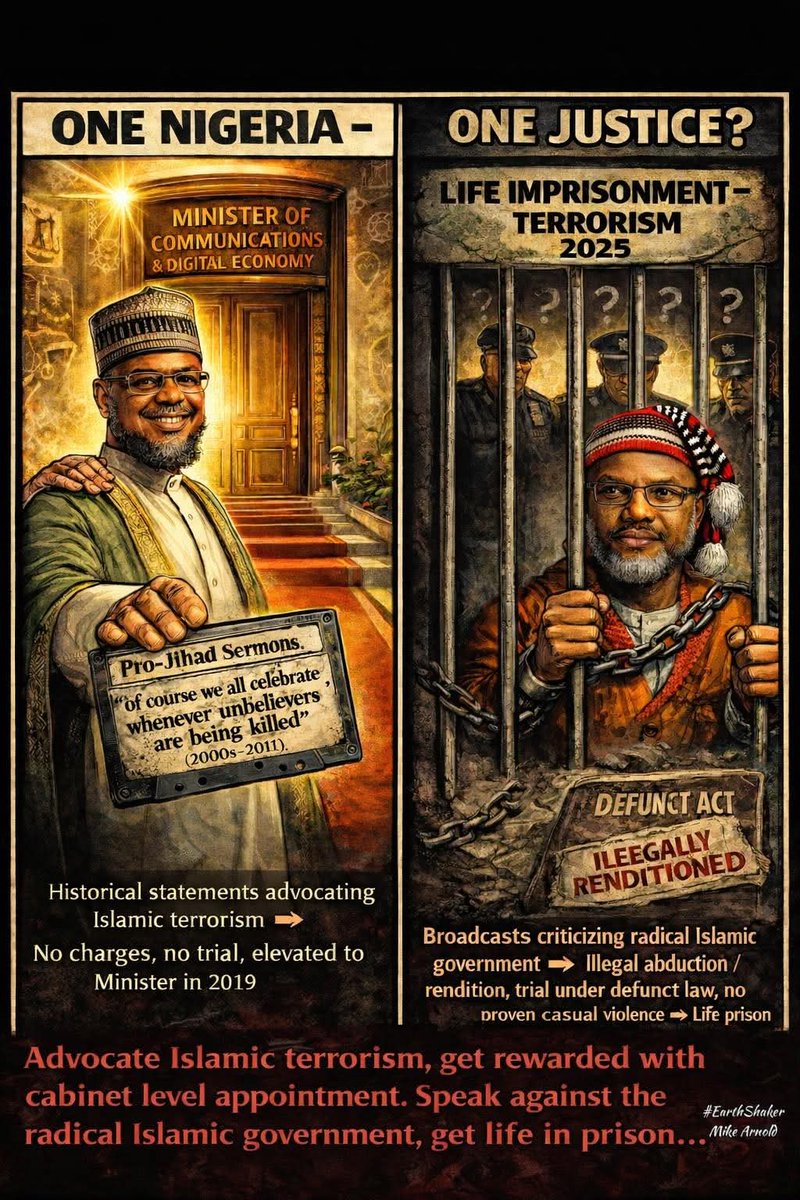 EbubeMedical's tweet photo. Two different laws in the same country,the country needs to be divided to save lives
#FreeBiafra 
#FreeMaziNnamdiKanu 
#FreeChristians https://t.co/OvTDYbJrid