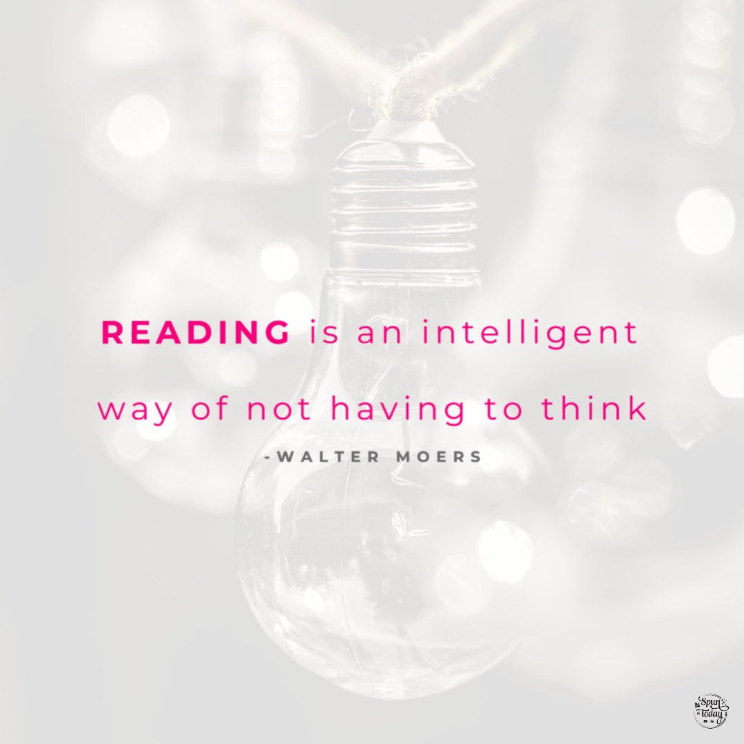 spuntoday's tweet photo. Reading is an intelligent way of not having to think - Walter Moers
#BookishCommunity ππ€
#BookShelf πποΈ
#WritingFlow πβ¨
#BookEnthusiast ππ
#AuthorVibes β¨π
#WritersNetwork ππ
#LiteraryLove πβ€οΈ
#PageTurner ππ
#WritingHacks ππ‘
#AuthorLifeStyle ποΈπ‘
#BookAddict ππ
#AuthorTalk π¬π
#WritingGoals ππ―
#WritingLife ποΈπ«
#AuthorJourney π€οΈπ
#BookHeaven πβοΈ
#AuthorDreams β¨π
#LiteraryJourney ππ€οΈ
#BookMagic πβ¨
#WriterMindset π§ βοΈ
#AuthorMind ππ§
#StoryWeaver πΈοΈπ
#BookishThoughts ππ
#WritersCorner ππ
#PenToPaper βοΈπ
#WritingWisdom ππ
#BookishEscape πποΈ
#AuthorAmbitions πβ¨
#WriteOn πβοΈ
#AuthorEssentials ποΈπ