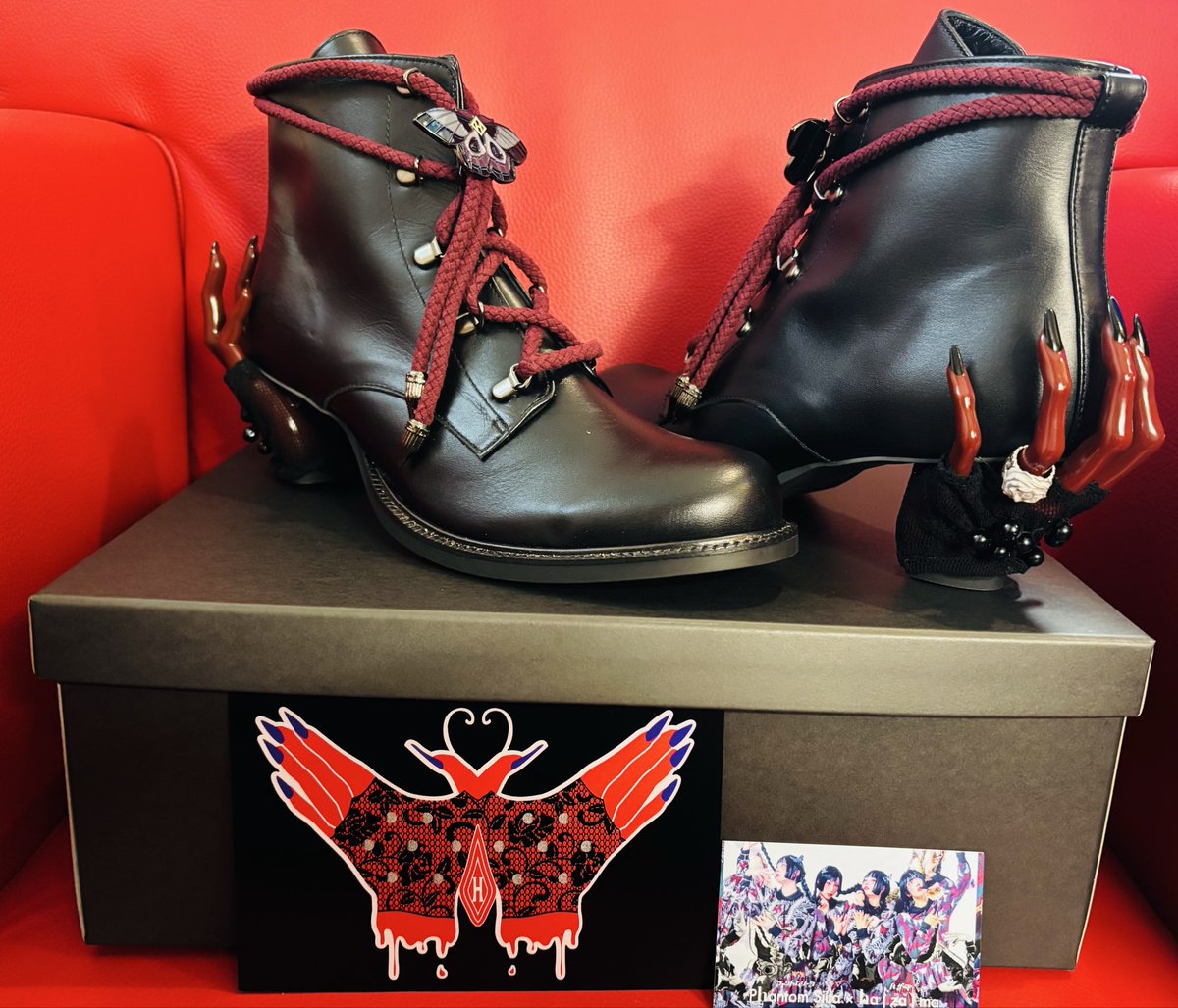 なびくパーカー赤レッド ha | za | ma ハザマhazama松井 諒祐 ha | za | ma 2019SS なびくパーカー photo @kiwoku89 hairmake