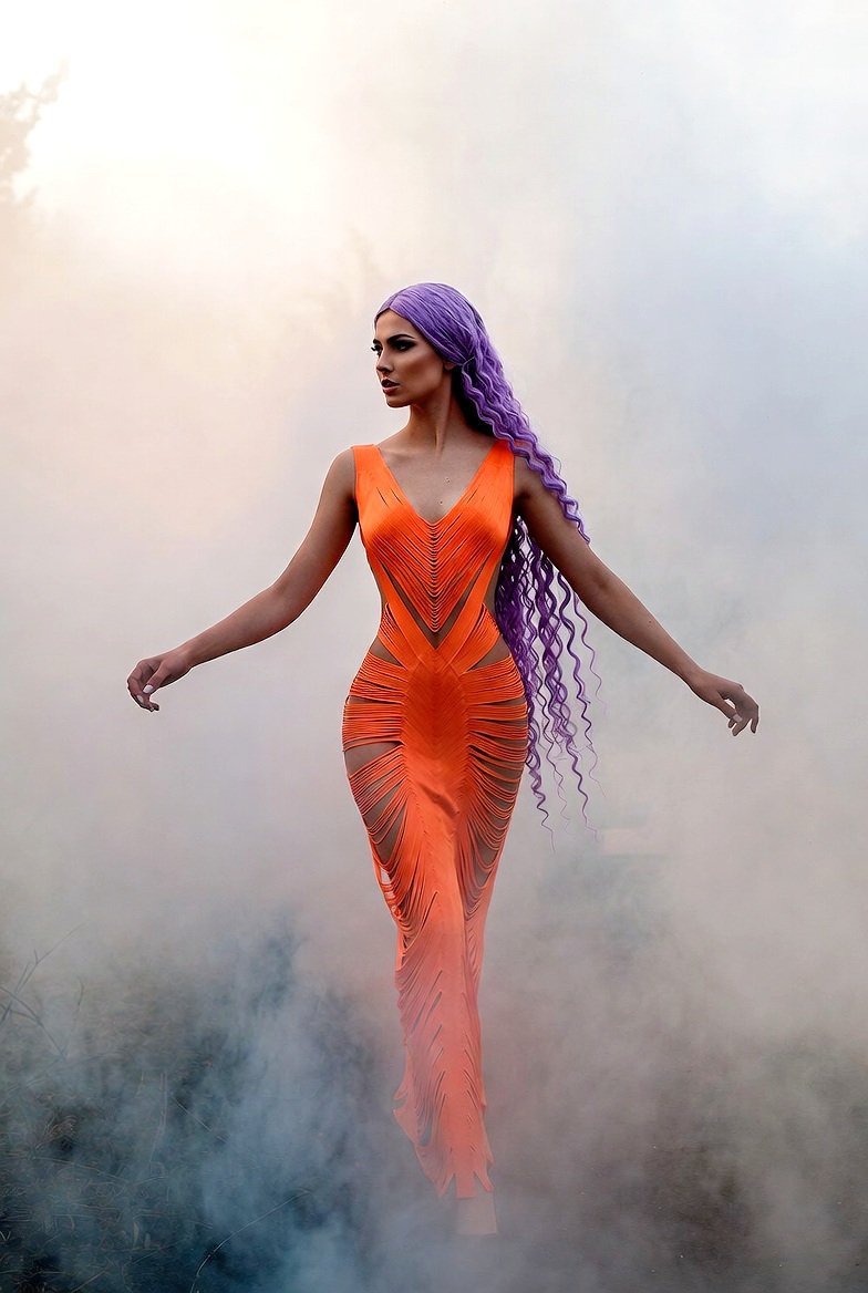 QT -- Woman in Orange