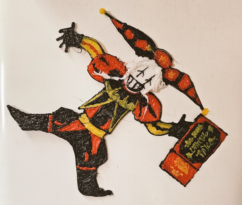 크리스마스 짬처리 선물로 3D 펜 선물 받아서 만들었는데욬ㅋㅋㅋㅋㅋㅋ 생각보다 어렵네...
똥손이라 미안하다 피에로야...