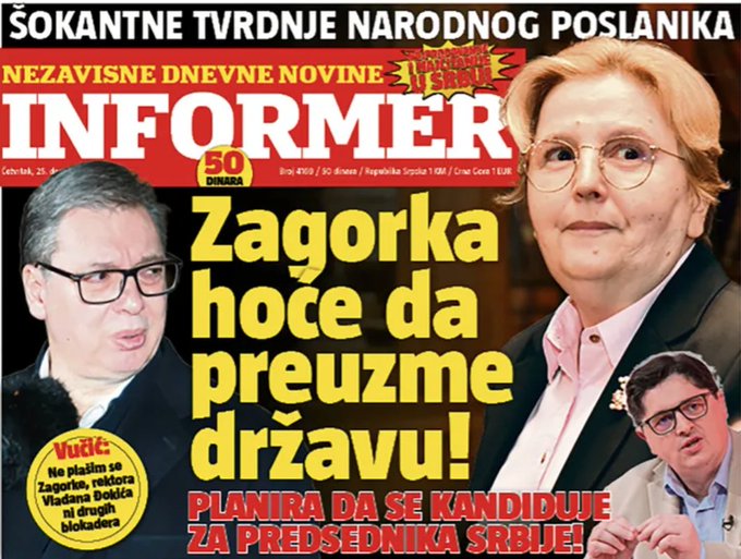 ... 🔥

Ako je zakon državni udar, ko je onda izvršio tihi puč?

Ako već govorimo istim jezikom kioska, hajde da budemo precizni... država je već godinama ostavljena na klupi u parku tranzicije, bez dokumenata, bez staratelja i sa vidljivim znakovima zanemarivanja. 

Ako neko