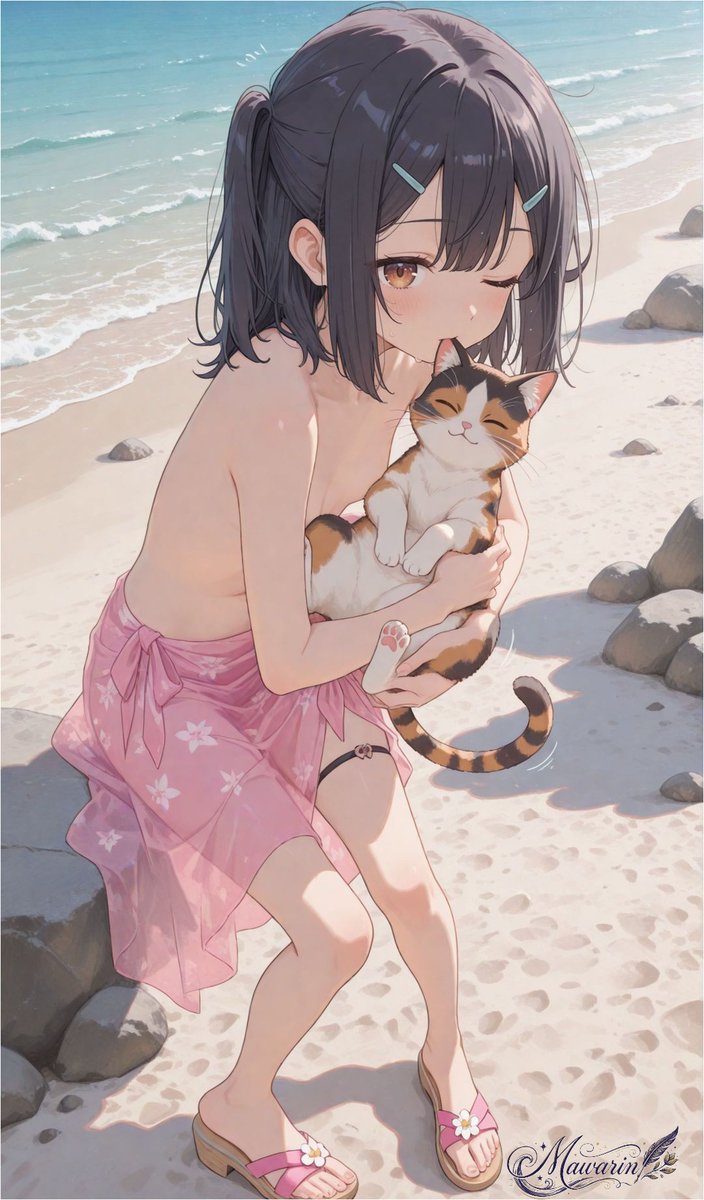 irimariririwari's tweet photo. 美遊 猫噛み🐈 SFW (1/2) https://t.co/e6W7OlEuZB
