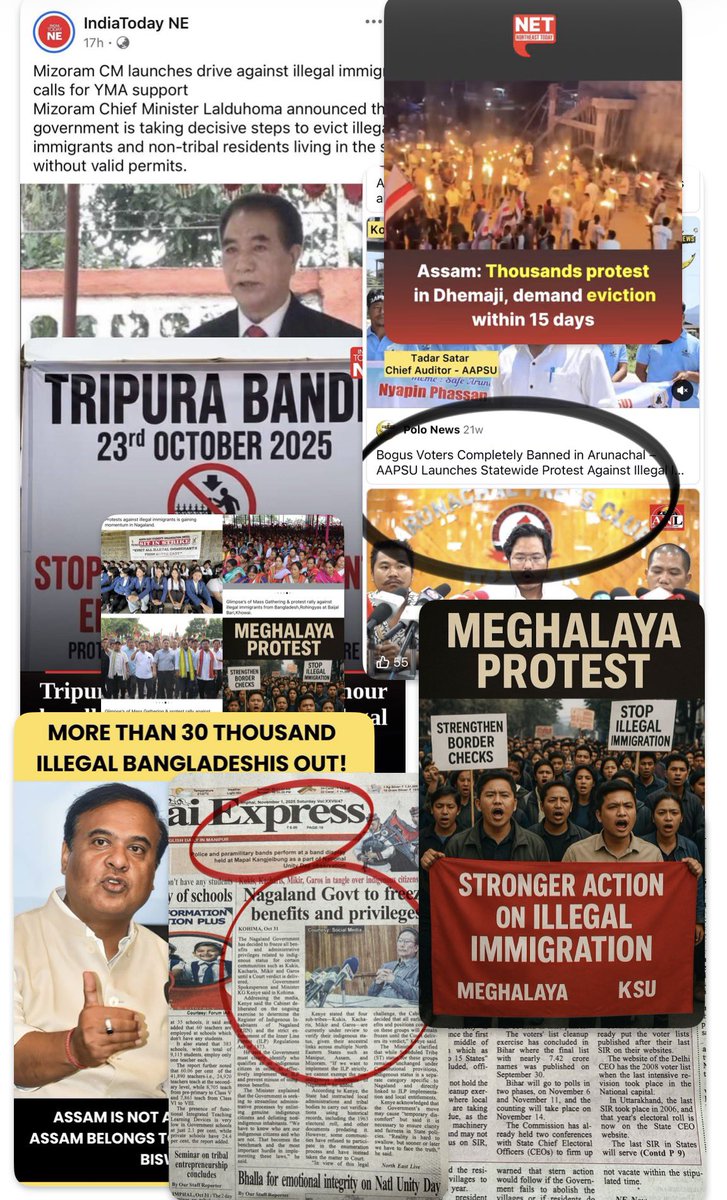 Was HCM <a href="/NBirenSingh/">N. Biren Singh</a> wrong — or simply ahead of his time?

When Manipur under HCM N. Biren Singh raised the alarm on illegal immigrant issues in the North-East, many DOUBTED him.
Support from NEIGHBOURING states was THIN.

The drug–poppy syndicate organised resistance — and even