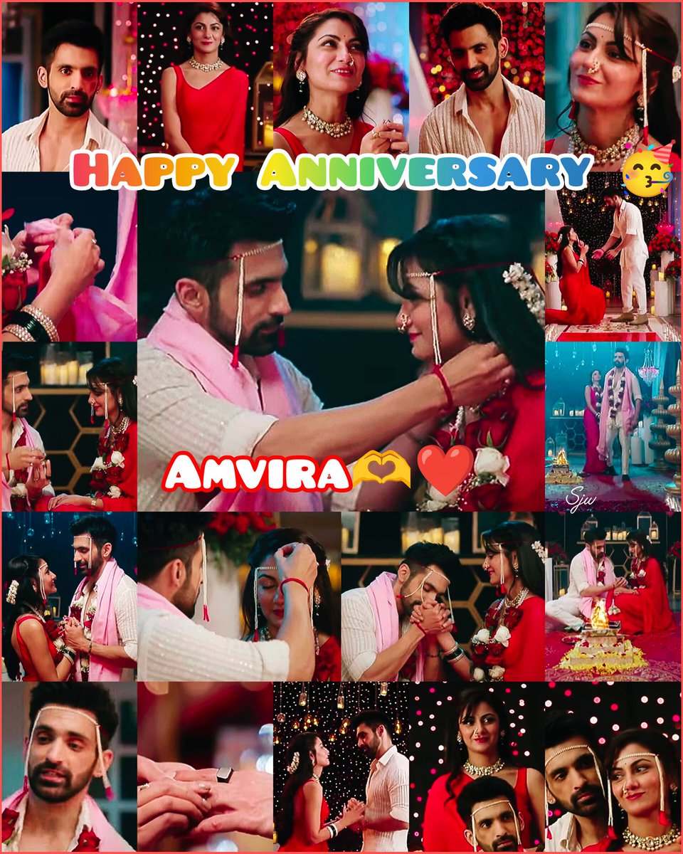 Forever Favourites Srijit Slayed as Amvira and made unforgettable and memorable Journey that stays in our hearts Forever ❤️‍🩹🔥
ℍ𝔸ℙℙ𝕐 𝔸ℕℕ𝕀𝕍𝔼ℝ𝕊𝔸ℝ𝕐 to Beautiful 𝗔𝗠𝗩𝗜𝗥𝗔 𝗙𝗢𝗥𝗘𝗩𝗘𝗥 ✨️🔥🫶❤️🧿♾️
#ArjitTaneja #Sritijha #Amvira #Srijit
#HappyAnniversaryAmvira