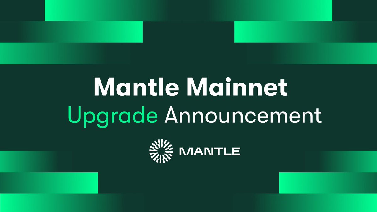 📢 Mantle Mainnet Upgrade Announcement (v1.4.2) 📢

🗓 Upgrade Date: January 14th, 7:00 UTC
🔖 Version: v1.4.2

🚀 Purpose:
This release is primarily aimed at enabling the mantle mainnet network to support all features of the Ethereum Fusaka upgrade.

For details, check the