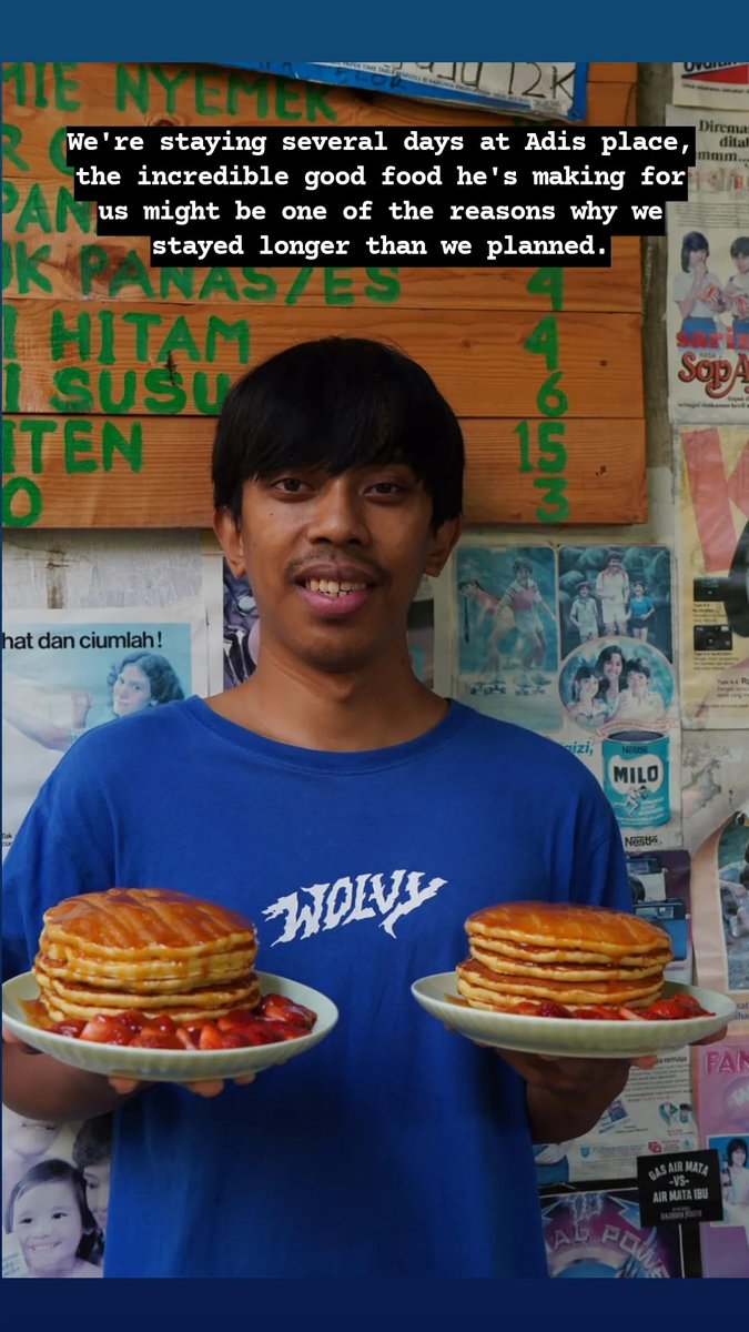 Pernah jualan pancake pada masanya 🥲☝🏽