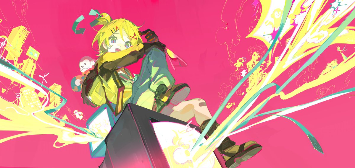 「新人類」  
距离鏡音 リン・レン生日还有还有1/2天🎉