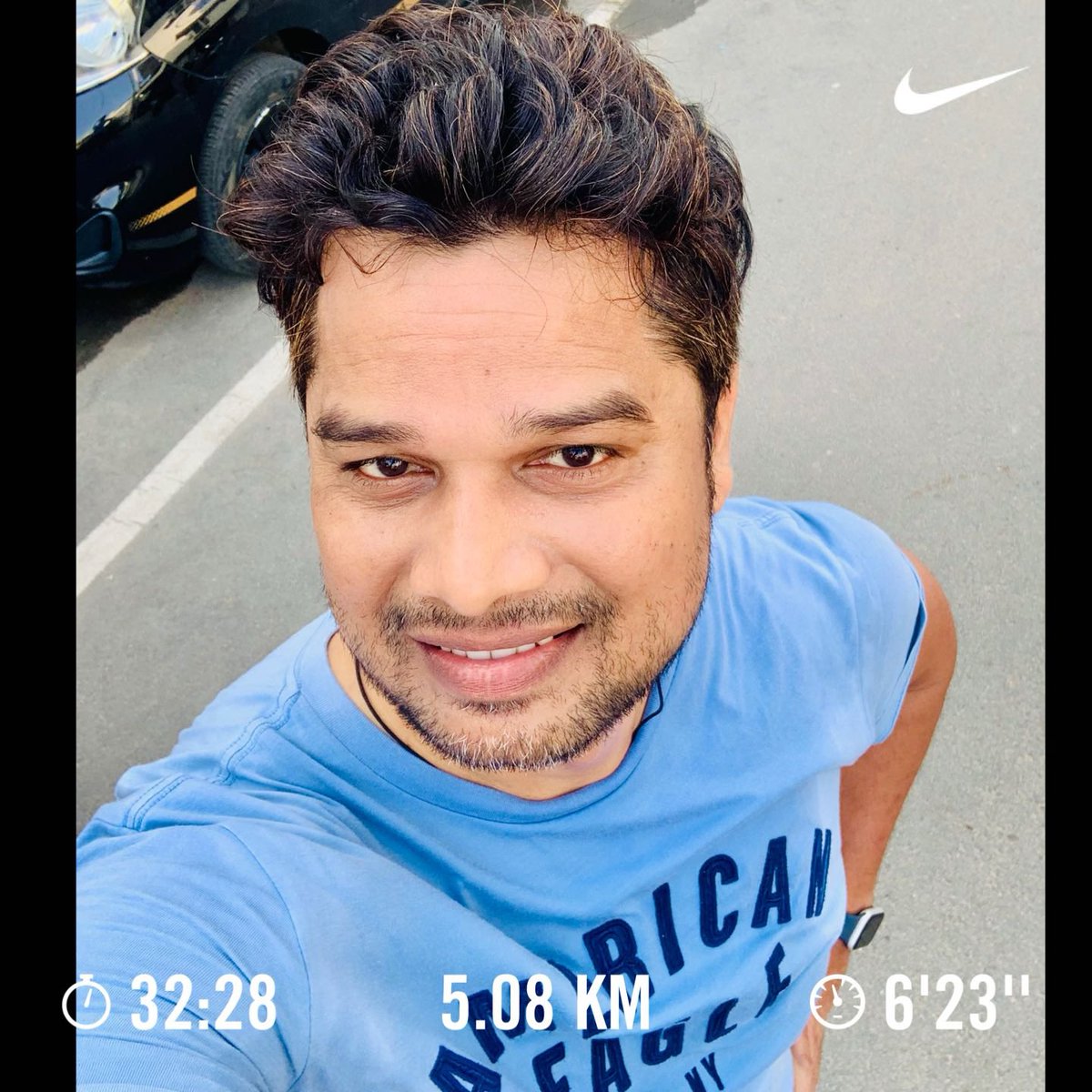 Ranbijay's tweet photo. #21st_Run_Dec | #5.5K โฆ #FridayRun #HappyPace #WeekdayRun
Strong miles, stronger mind.
Every step brings me closer to the best version of myself.
#JustDoIt | #Bengaluru unpredictable weather canโt stop this grind #Humidity
#FeelingLighter | #NikeRun | #Workout |#MorningRun ๐๐ปโโ๏ธ https://t.co/b44gGaf1Fd