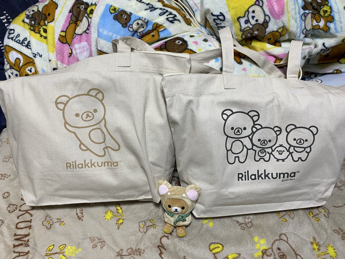 PmihsSCA6mbPirc's tweet photo. 自分へのクリスマスプレゼント🎁
ハニーズでリラックマ の福袋を購入
２つとも買ってしまいました https://t.co/rBl4hfxrJx