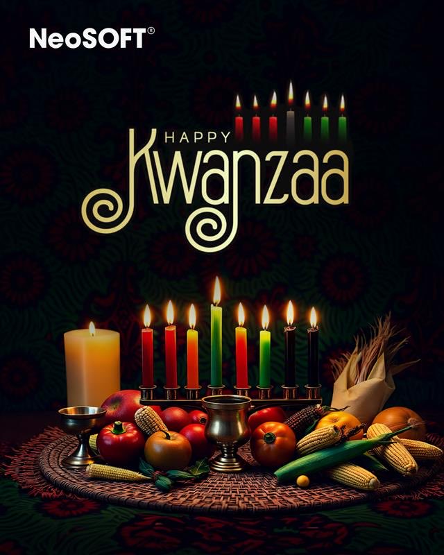 Celebrating Kaanzaa; rooted in culture, guided by unity, and inspired by purpose. 

#Kwanzaa #NeoSoft #Culture #Togetherness
