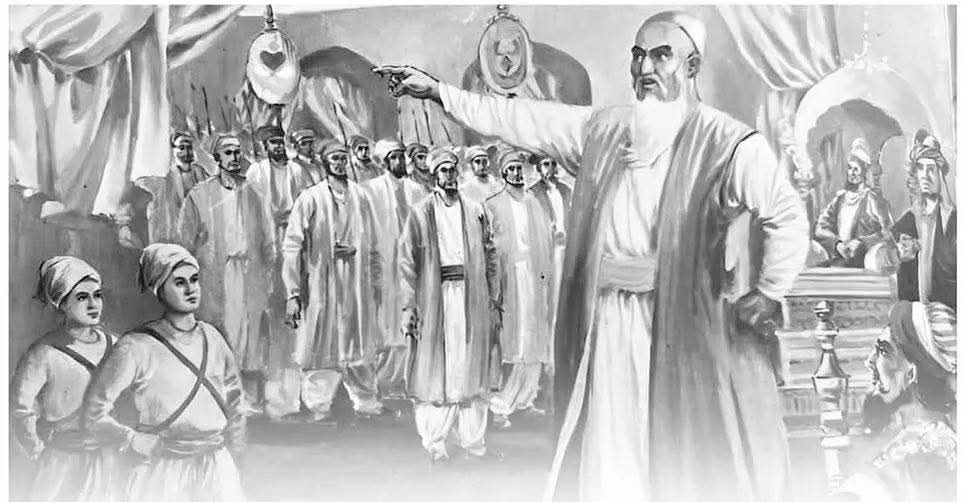 BabbuSapra's tweet photo. 12 ਪੋਹ ਕਚਹਿਰੀ ਦਾ ਦੂਜਾ ਦਿਨ  ਇਸ ਦਿਨ ਸੂਬਾ ਸਰਹਿੰਦ ਵਜ਼ੀਰ ਖਾਨ ਨੇ ਕਈ ਤਰ੍ਹਾਂ ਦੇ ਲਾਲਚ ਤੇ ਡਰਾਵੇ ਸਾਹਿਬਜ਼ਾਦਿਆਂ ਨੂੰ ਦਿੱਤੇ ਪਰ ਉਨ੍ਹਾਂ ਈਨ ਨਾ ਮੰਨੀ ਧਰਮ ਤੋਂ ਨਾ ਡੋਲੇ ਕਾਜ਼ੀ ਨੇ ਫਤਵਾ ਜਾਰੀ ਕਰ ਸਾਹਿਬਜ਼ਾਦਿਆਂ ਨੂੰ ਜ਼ਿੰਦਾ ਨੀਂਹਾਂ ਵਿੱਚ ਚਿਣ ਕੇ ਸ਼ਹੀਦ ਕਰਨ ਦਾ ਆਦੇਸ਼ ਦੇ ਦਿੱਤਾ #ਸਫ਼ਰ_ਏ_ਸ਼ਹਾਦਤ https://t.co/VEdxuylRKd