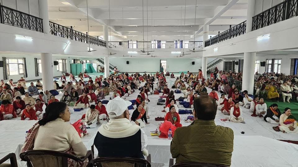 योग से बढ़ेगी शक्ति, जागेगा आत्मविश्वास।

महिला योग शक्ति दिवस पर आयोजित कार्यक्रम में भाग लिया एवं उपस्थित बहनों को संबोधित किया।