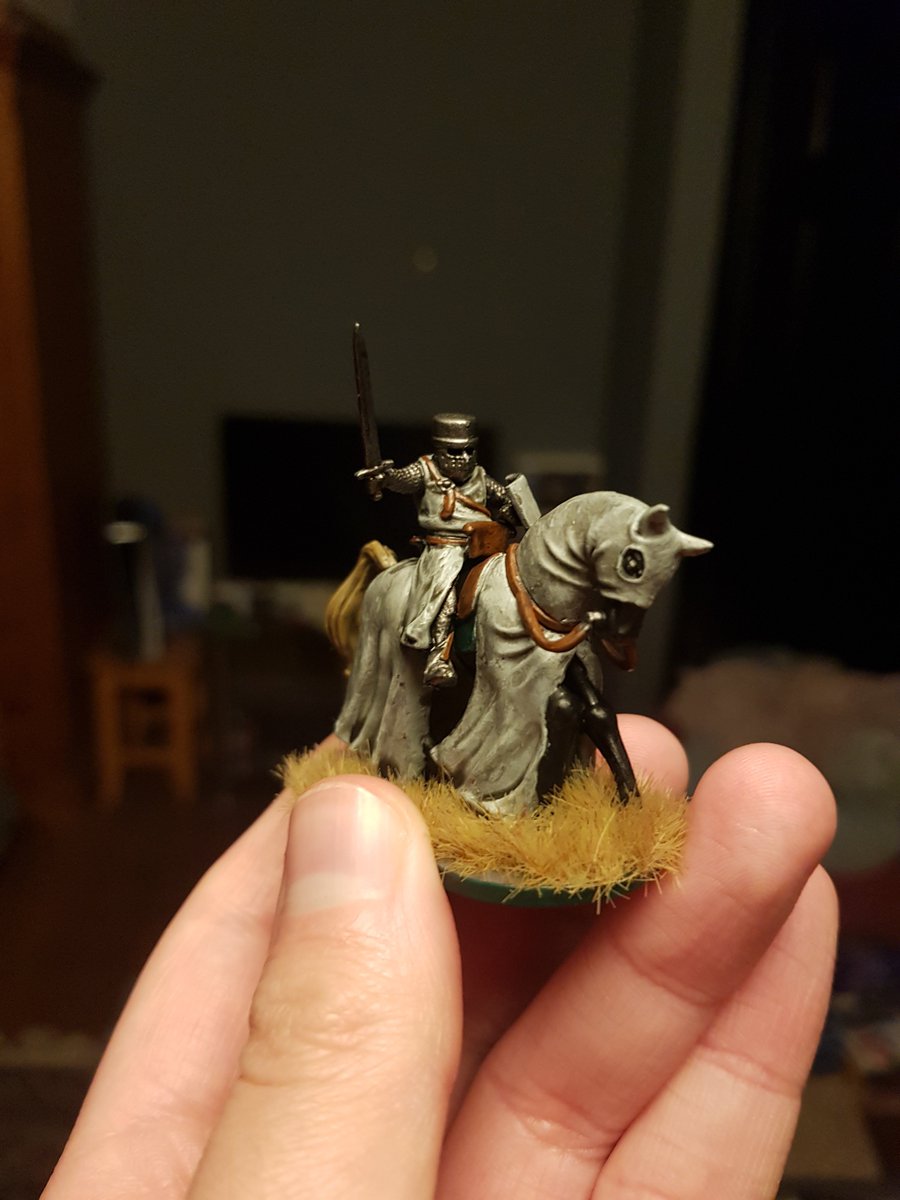 bugmanful's tweet image. A knight of the Order of St Lazarus 
#miniaturepainting 
#KnightArt 
#miniature