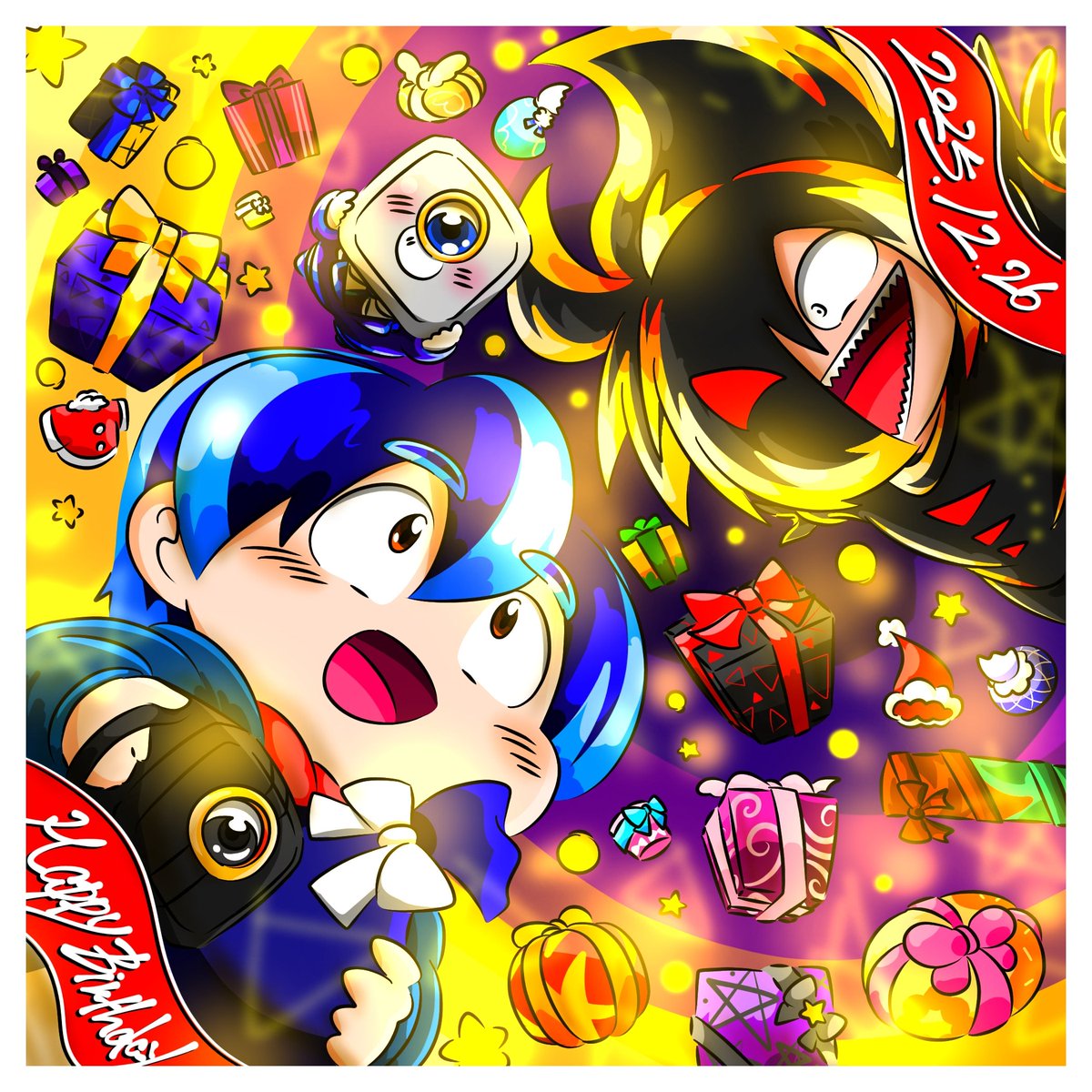 さとしくん、お誕生日おめでとうございます!!!元気いっぱいの面白い