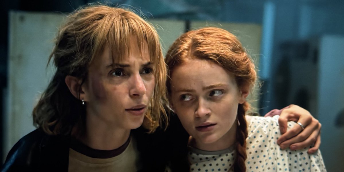 badpostmaya's tweet image. ROBIN AND MAX😭 #StrangerThings5