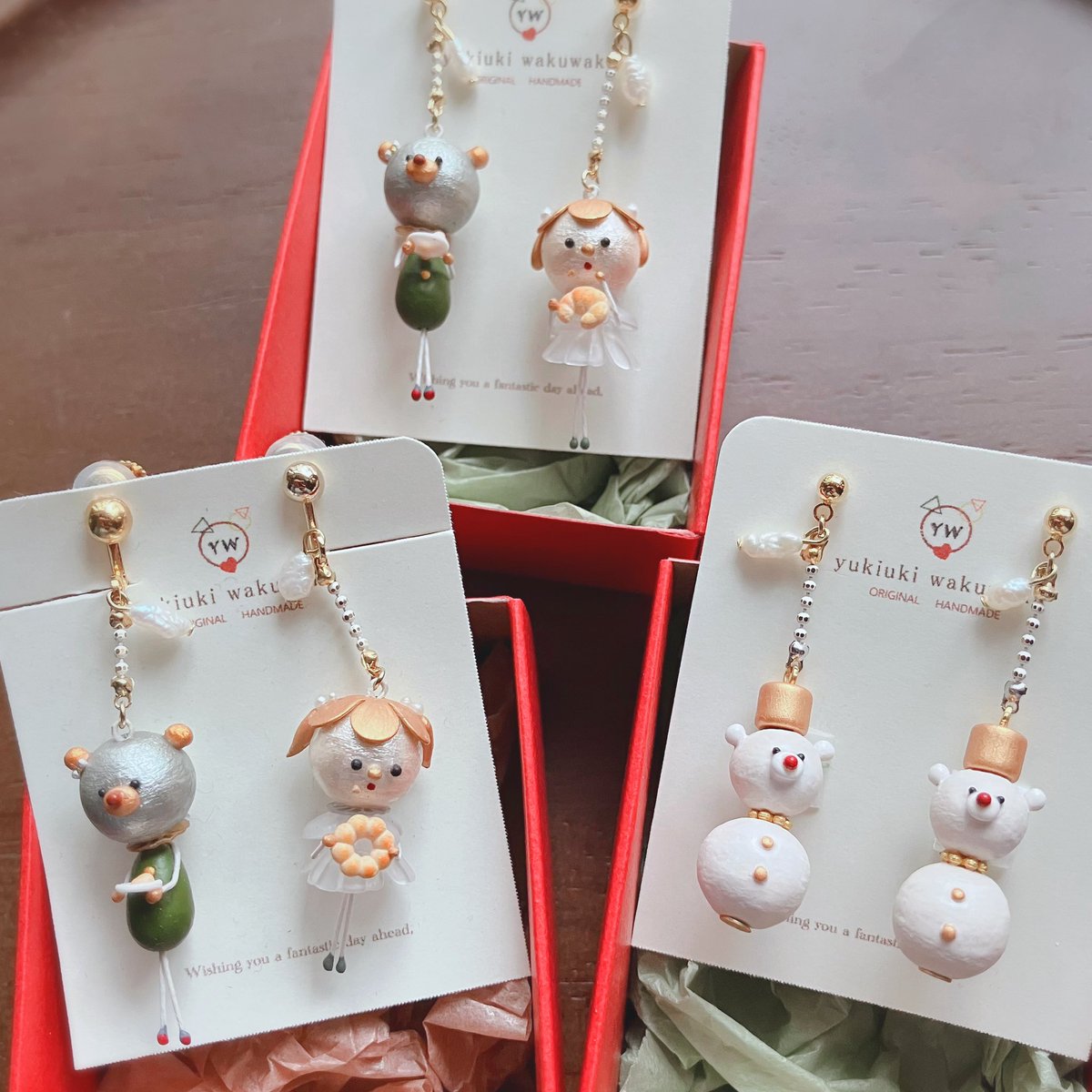 2025.12/26〜12/31
2026.1/4〜1/13
の間、新宿マルイアネックス1F
イベントスペースにてpopup販売に参加いたします♪
良かったらお立ち寄り下さいませ𖧷

#ハンドメイドアクセサリー
#ハンドメイド作品　#アクセサリー
#くまちゃん　#コットンパール 
#新宿マルイアネックス　#ハンドメイドイベント