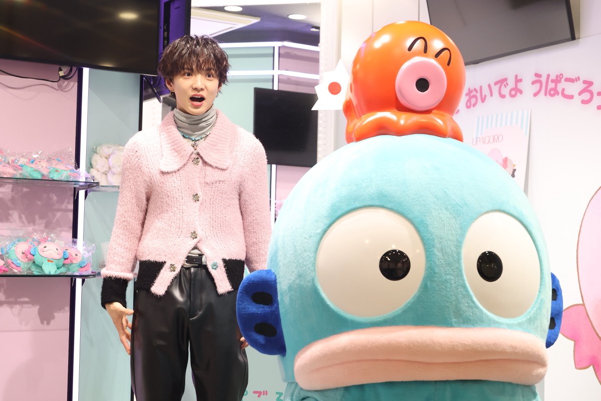 うぱごろう ハンギョドン 佐藤大樹 ポップアップ ネックレス 2種