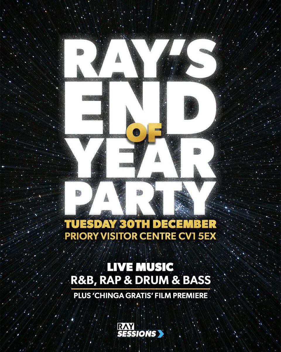 raysessionsuk's tweet image. Rays End Of Year Party Line Up Announcement 📣 

Hosted by the one and only @teefordaplug 🎤

This isn’t just a party — it’s a full experience.

3rd Release tickets now available in bio ✅

#raysessions #raysendofyearparty #livemusic