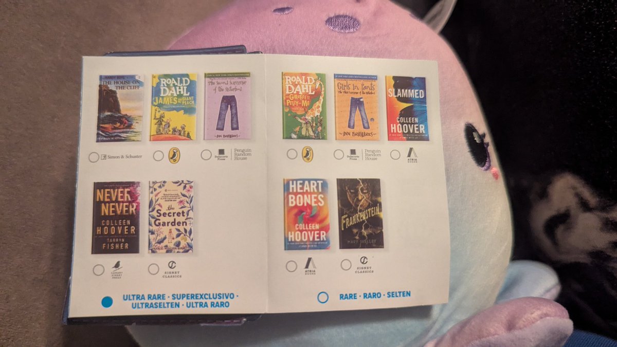 Why the hell are #ColleenHoover books in fucking #MiniBrandsBooks 🤦🏼‍♀️🤷🏼‍♀️

These things are for kids/teens and I do not know anyone that would actually hear books, especially at that young of an age.....so explain to me why they are in products for children

#zurutoys explain