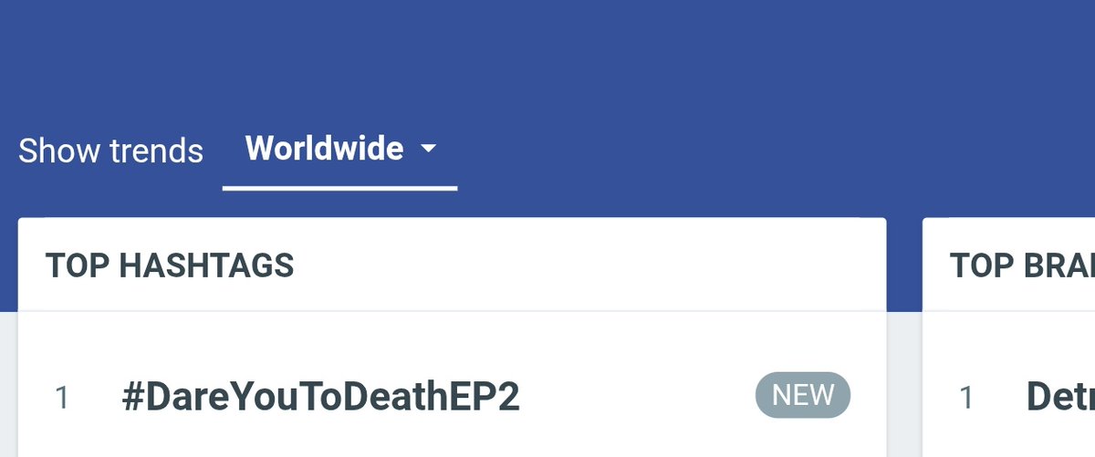 JDInsights_'s tweet photo. NOW TRENDING NUMBER 1 WORLDWIDE 😭😭😭

#DareYouToDeathEP2 https://t.co/WAF84RGUiY