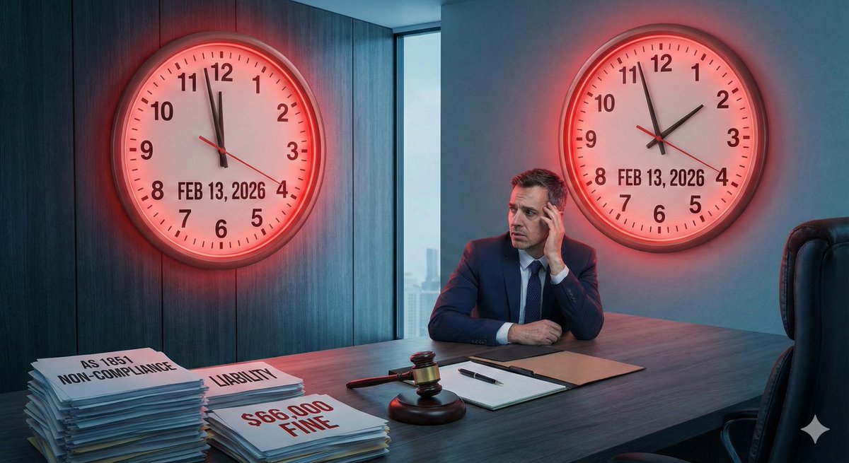 PumpsFire's tweet photo. NSW Business Owners | The grace period for fire safety is ending. On Feb 13, 2026, AS 1851-2012 becomes mandatory law.
If you're still on an "annual-only" testing schedule, you need to act now. https://t.co/ghM4CNjmlf
#nswbusiness #firesafety #compliance https://t.co/gJHmY9HNMJ