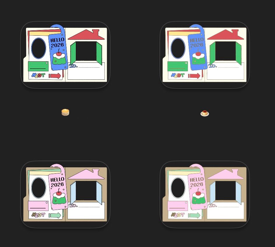 pls rt, 

Next▶️
2026! card 
₍ᐢ.  ̫.ᐢ₎ ♡ ༘🍮📬

link : drive.google.com/drive/folders/…
*มีทั้งแบบสำเร็จรูป/ลงสีเองด้วยน้า

( “personal use only” )

have a good 2026 ! 

( #แจกไฟล์png #ไฟล์png #Giveaway )