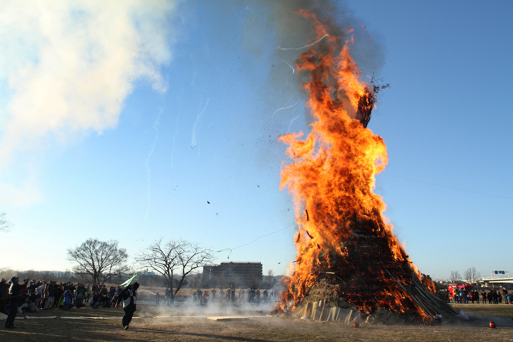 Class_Alias's tweet photo. 🐾🔥冬の府中ガチ名物、今年も来るにゃ😼✨

🐱🔥 押立どんど焼き
📍 府中市・押立町
🗓 1月開催（小正月）

都内最大級クラスの
高さ約10メートルのやぐらが
朝8時にゴォォって燃える🔥

😼 ここが府中ポイント
地元の人たちが早朝から手作り
竹を下から上へ、職人技で組み上げ
燃えるのは一瞬、準備は本気

静かなのに熱いイベントにゃ
https://t.co/3pODFcgWwm