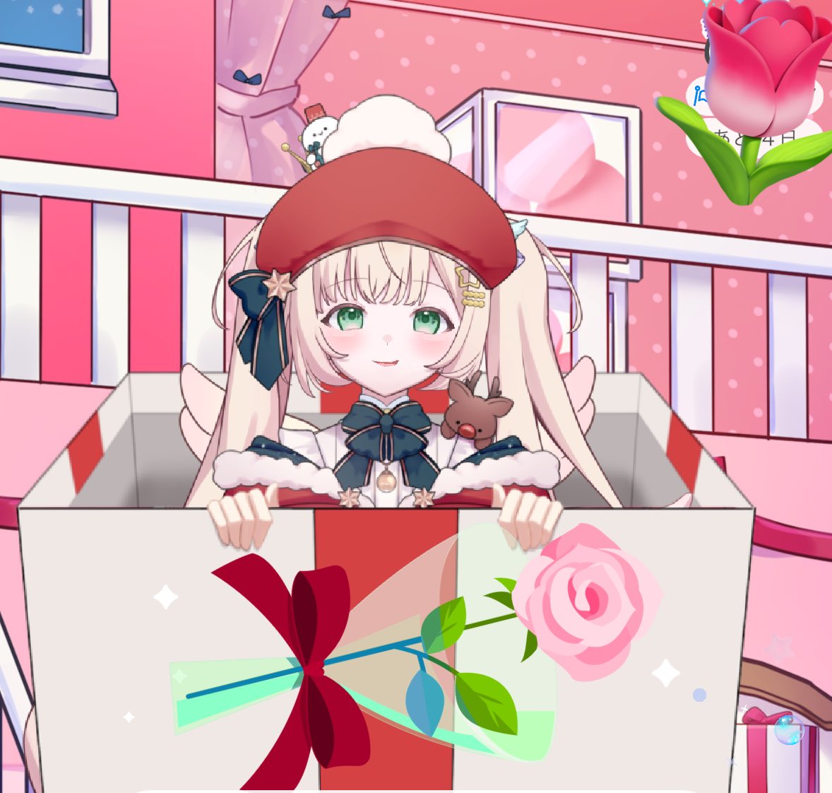 :¨ ·.· ¨:
 `· .   おはめぐりん🪽

昨日はありがとうだよ🪽
無事らんくきーーーぷ❕
ばたばたしてるから今日は本当にちょっとだけ
18:30くらいから❕

#おはようVライバー
#12月のVTuberフォロー祭り