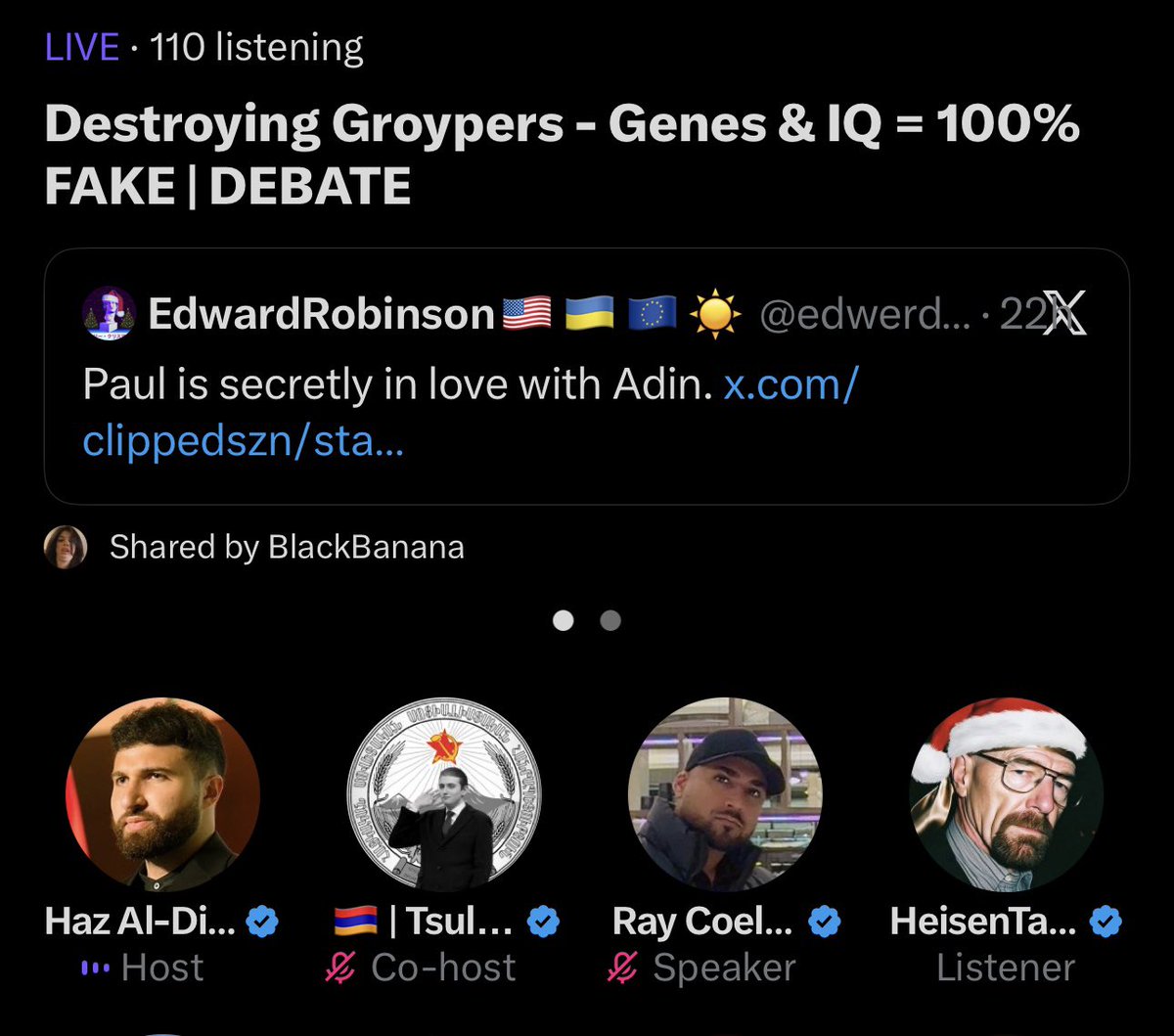 Heisentard's tweet image. Remember Ray Coolio? 💀