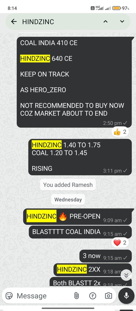 TheMaster8383's tweet photo. OH MY #GODNESSS ๐ค๐ค
LOOK AT THAT #BLASTT IN
#HINDZINC 640 CE๐ฅ๐ฅ๐ฅ
1.40 TO 17 HITTTT๐ฏ๐ฏ๐๐
BIGGEST #HERO_ZERO๐ค๐ค
ITS 15 X #BLASTTTT ๐ฏโ
โ
#MONEYRAINS ONLY ๐ฒ๐ฒ๐ฒ๐ฒ https://t.co/Uo9cncJebc