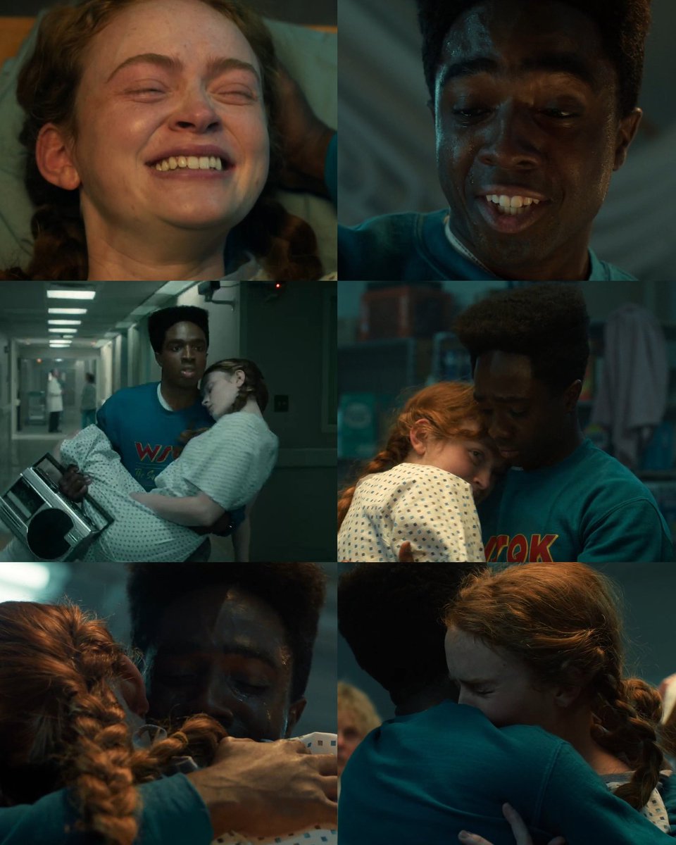 Sy4ren's tweet photo. HERE YOU SEE THE BIGGEST COUPLE FROM STRANGER THINGS: MAX MAYFIELD AND LUCAS SINCLAIR!!

#StrangerThings5 https://t.co/dh5xnn4z47