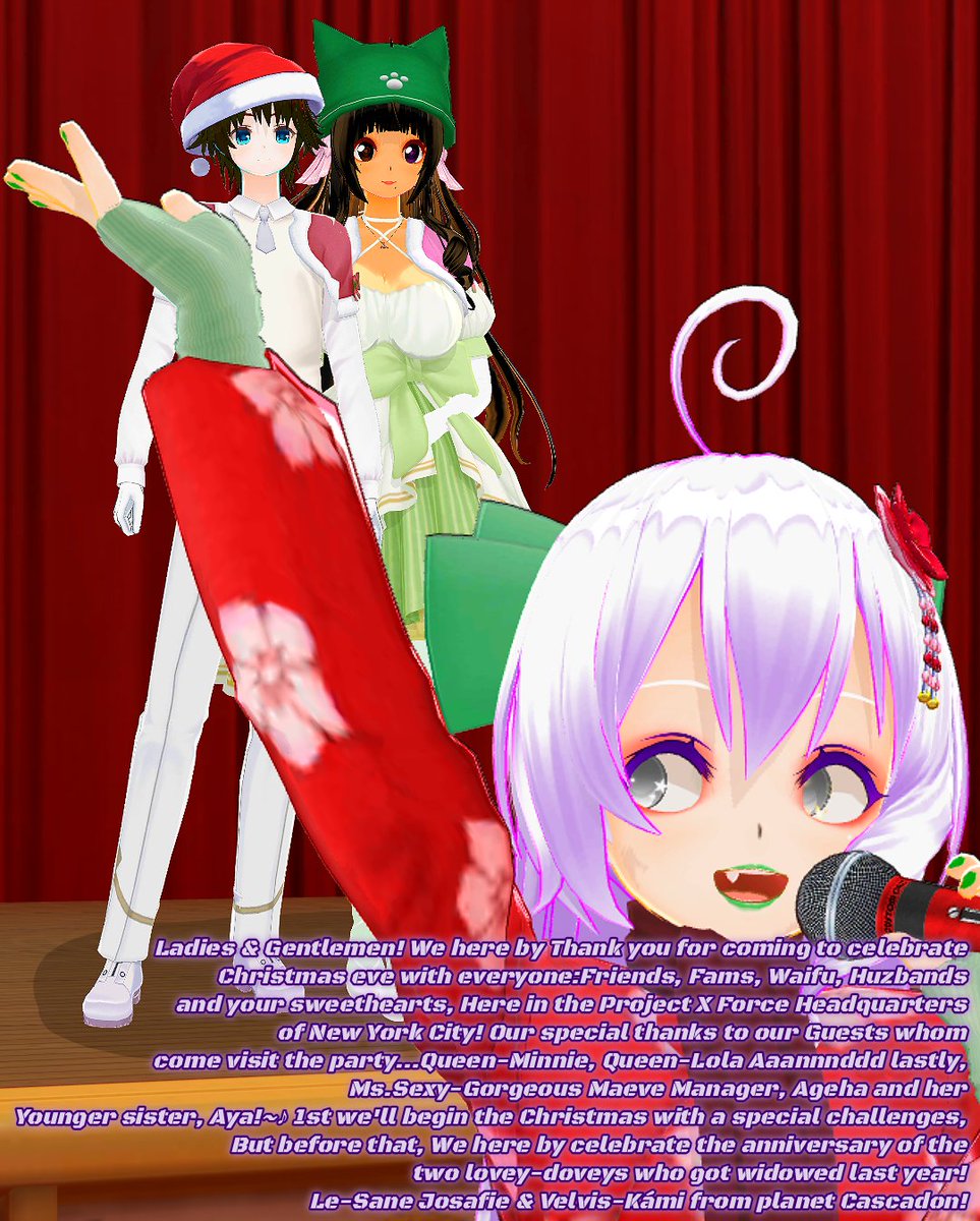 MichaelLoftin5's tweet photo. 🎄~Project X Forces [*Destiny's Journey DLC*] Special~🎄
(The Special X-Mas Challenges:🎯)

#CustomCast #Vtuber #ProjectXforces #Christmas2025

•Before we start/begin the X-Mas Challenges... We are proud to celebrate the Wedding Anniversary of Le-Sane Josafie &amp; Velvis-Kámi!🤵🏻‍♂️👰🏼‍♀️ https://t.co/P2FNbpt1K6