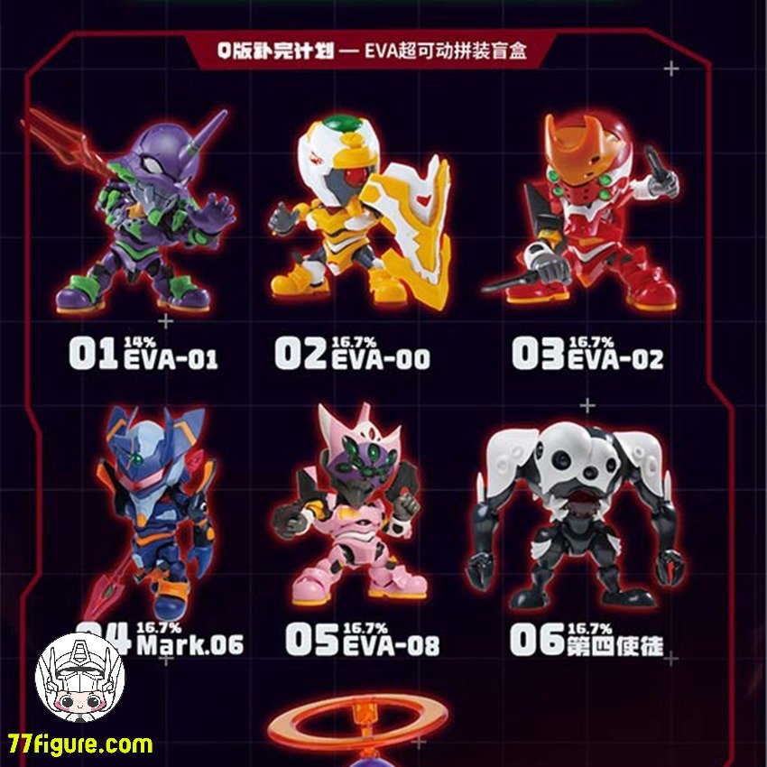 エヴァンゲリオン x SOSKILL ブラインドボックス 超可動 SOSKILL×新世紀エヴァンゲリオン ソースキル HiPlay | Amazon SSK-EVA-01 ゲームキャラクター