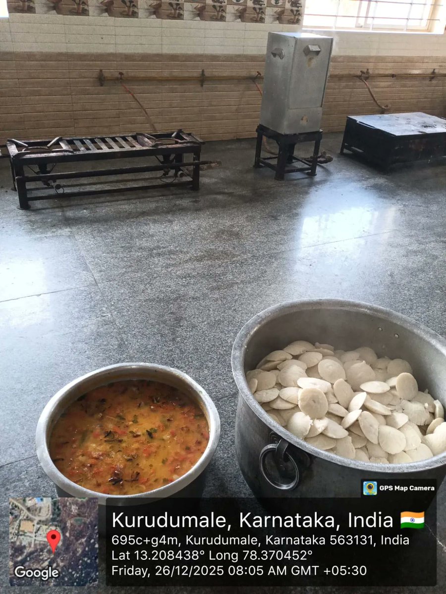 Krcrs397's tweet photo. Breakfast  #SocialAudit_SWDMeals #SocialWelfare_Karnataka https://t.co/iABnmjlJUg