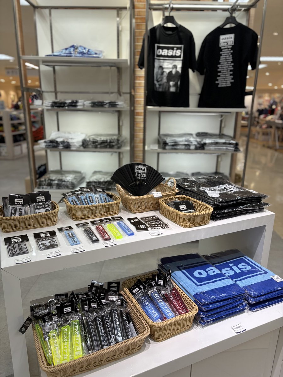 新潟初‼️ 「Oasis Live'25」日本公式ツアーグッズを期間限定で販売