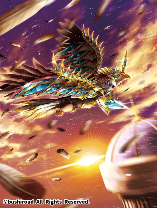 【 #ヴァンガード 】3/3 ブースターパック「冥淵葬空」より 『深淵より溢れよ、不死の霊域』 『アゴニィクロー・ドラゴン』 『アルトリズム・イーグル』 これらも描いております! 以上、合わせて5点の紹介でした〜 (おわり)