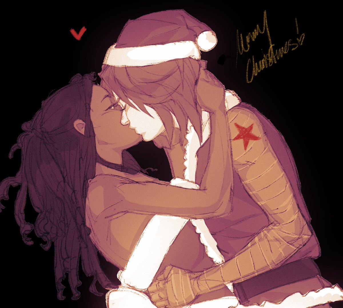 yurianimator_'s tweet image. I made buckys head too big but we move lol
#sambucky 
#yuri