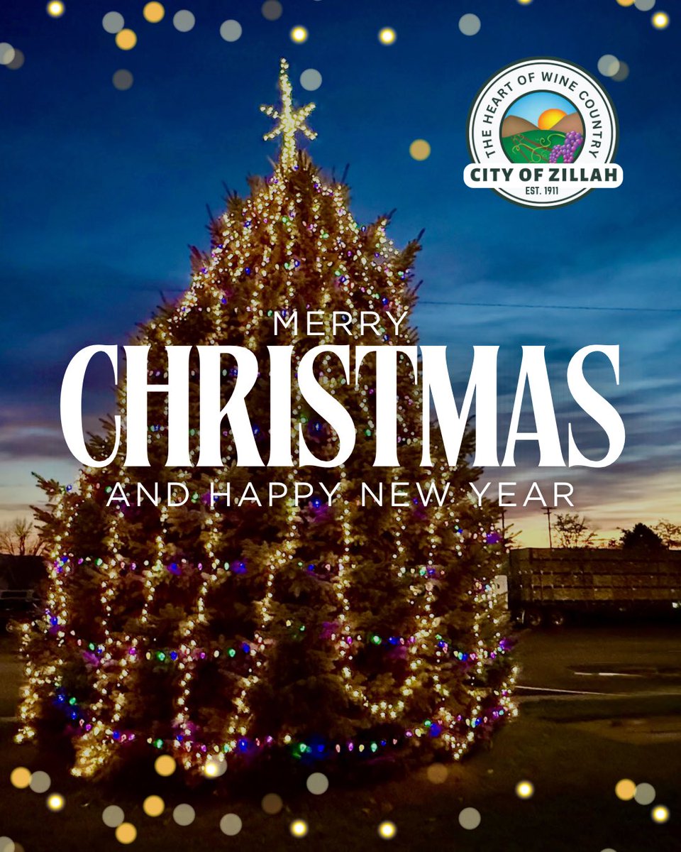 From our team of employees to your families at home, we wish you a very Merry Christmas and a Happy New Year!

#merrymerry #merrychristmas #happynewyear #ZillahWA #ConnectedCommunity
